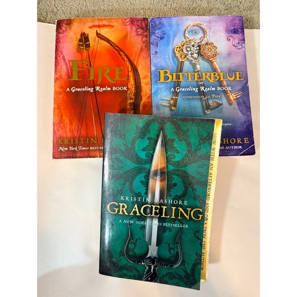Kristin Cashore Graceling Realm Book Trilogy Graceling Fire Bitterblue Paperback